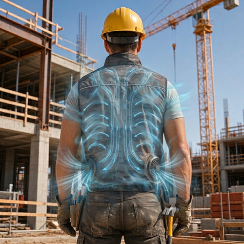 waterproof stylish  cooling vest and high airflow fans