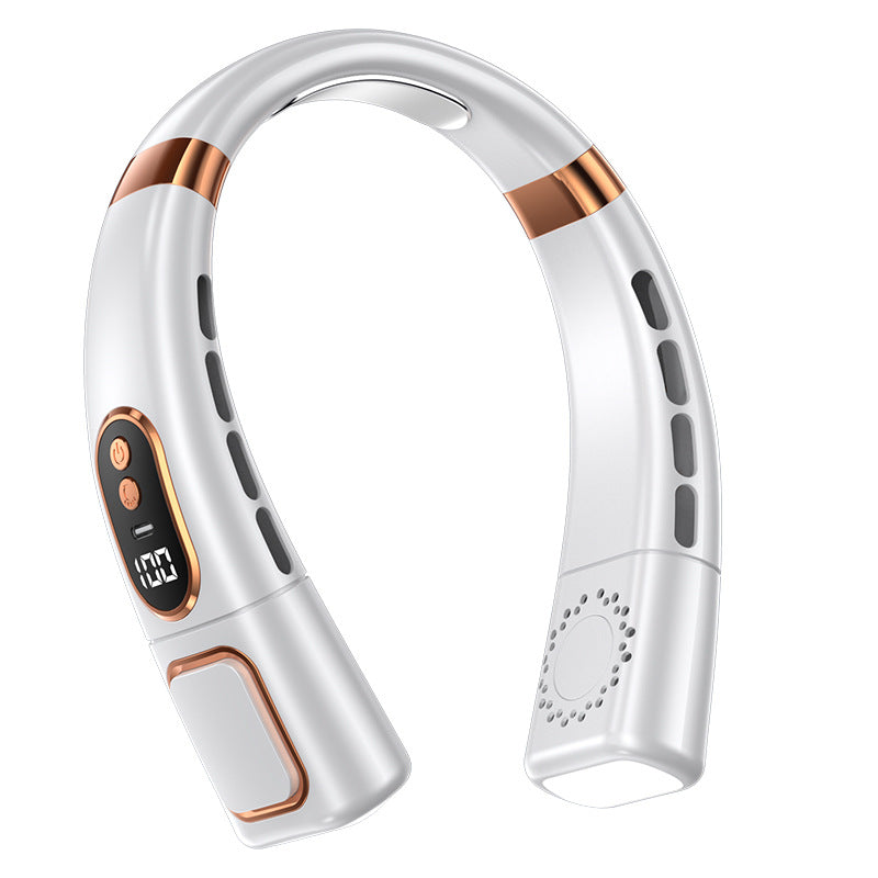 CryoPulse - Wearable Personal Neck Air Conditioner with LED Lights