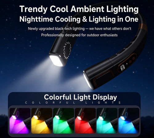 Cryofrost- Wearable Personal Neck Air Conditioner with LED Lights